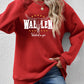 Graphic Round Neck Dropped Shoulder Sweatshirt