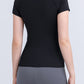 Round Neck Short Sleeve Active Top