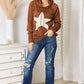 Heimish Full Size Star Graphic Hooded Sweater