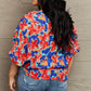 Hailey & Co New Season Plus Size Floral Blouse