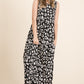 BOMBOM Leopard Maxi Dress with Pockets