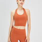 Backless Halter Neck Active Tank