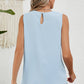 Ruched Round Neck Tank