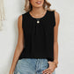 Ruched Round Neck Tank