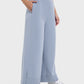 Slit Wide Leg Active Pants