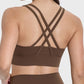 Crisscross Scoop Neck Active Tank