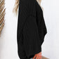 Round Neck Long Sleeve Knit Top