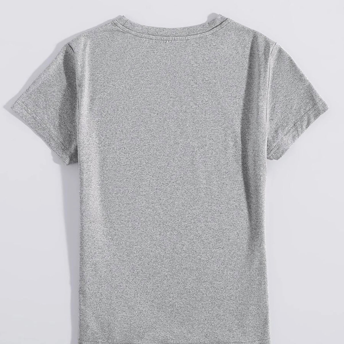 Lucky Clover Round Neck Short Sleeve T-Shirt