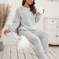 Teddy Long Sleeve Top and Pants Lounge Set