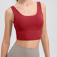 Scoop Neck Wide Strap Active Tank