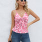 Tied Floral V-Neck Cami