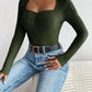 Honey Ribbed Long Sleeve T-Shirt