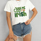 KISS ME I'M IRISH Round Neck T-Shirt