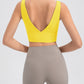 Scoop Neck Wide Strap Active Tank