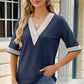 V-Neck Half Sleeve T-Shirt