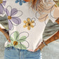 Printed Round Neck Short Sleeve T-Shirt