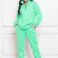 Half Zip Long Sleeve Sweatshirt and Pants Set