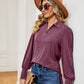 Johnny Collar Long Sleeve Top