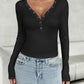 Devine V-Neck Long Sleeve T-Shirt