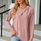 V-Neck Long Sleeve T-Shirt