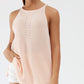 Round Neck Spaghetti Strap Sleeveless Cover Up