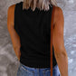 Ribbed V-Neck Wide Strap Tank