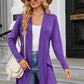 Open Front Long Sleeve Cardigan