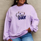 Simply Love Full Size Drop Shoulder Graphic Sweatshirt