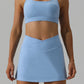 Halter Neck Tank and Slit Skirt Active Set