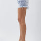 RISEN High Rise Acid Wash Denim Shorts