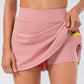 High Waist Pleated Active Skirt