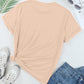 Hat Graphic Round Neck Short Sleeve T-Shirt