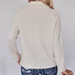 Perfee Collared Neck Buttoned Long Sleeve Top