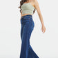 BAYEAS Full Size High Waist Cat's Whisker Wide Leg Jeans