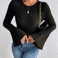 Honey Round Neck Flare Sleeve T-Shirt