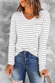 Striped Long Sleeve T-Shirt Stripe