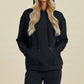 Basic Bae Full Size Air Scuba Drawstring Long Sleeve Hoodie with Kangaroo Pocket