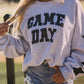 GAME DAY Long Sleeve Round Neck Sweatshirt