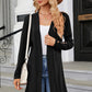 Open Front Long Sleeve Cardigan