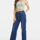 BAYEAS Full Size High Waist Cat's Whisker Wide Leg Jeans