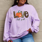 Simply Love Full Size LOVE FALL Y'ALL Graphic Sweatshirt