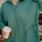 Collared Neck Long Sleeve Sweatshirt