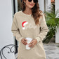 BELIEVE Graphic Tunic Sweatshirt