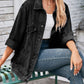 Button Up Long Sleeve Denim Jacket