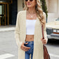 Open Front Long Sleeve Cardigan