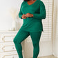 Zenana Lazy Days Full Size Long Sleeve Top and Leggings Set