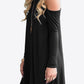 Cold-Shoulder Long Sleeve Round Neck Dress