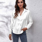 Button Up Collared Neck Long Sleeve Shirt