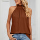 Tied Grecian Neck Tank