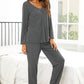 Long Sleeve Top and Pants Lounge Set